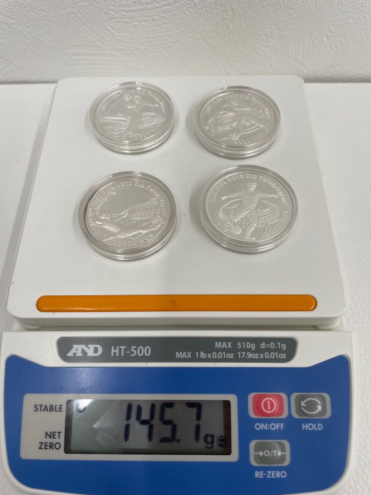 2002 FIFA ワールドカップ KOREA / JAPAN 10000ウォン 銀貨4種セット