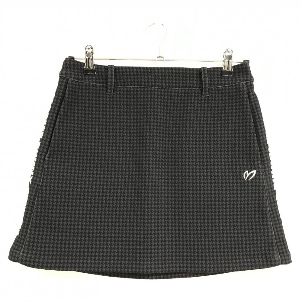 超美品】マスターバニー スカート ネイビー×グレー 千鳥格子 裏起毛