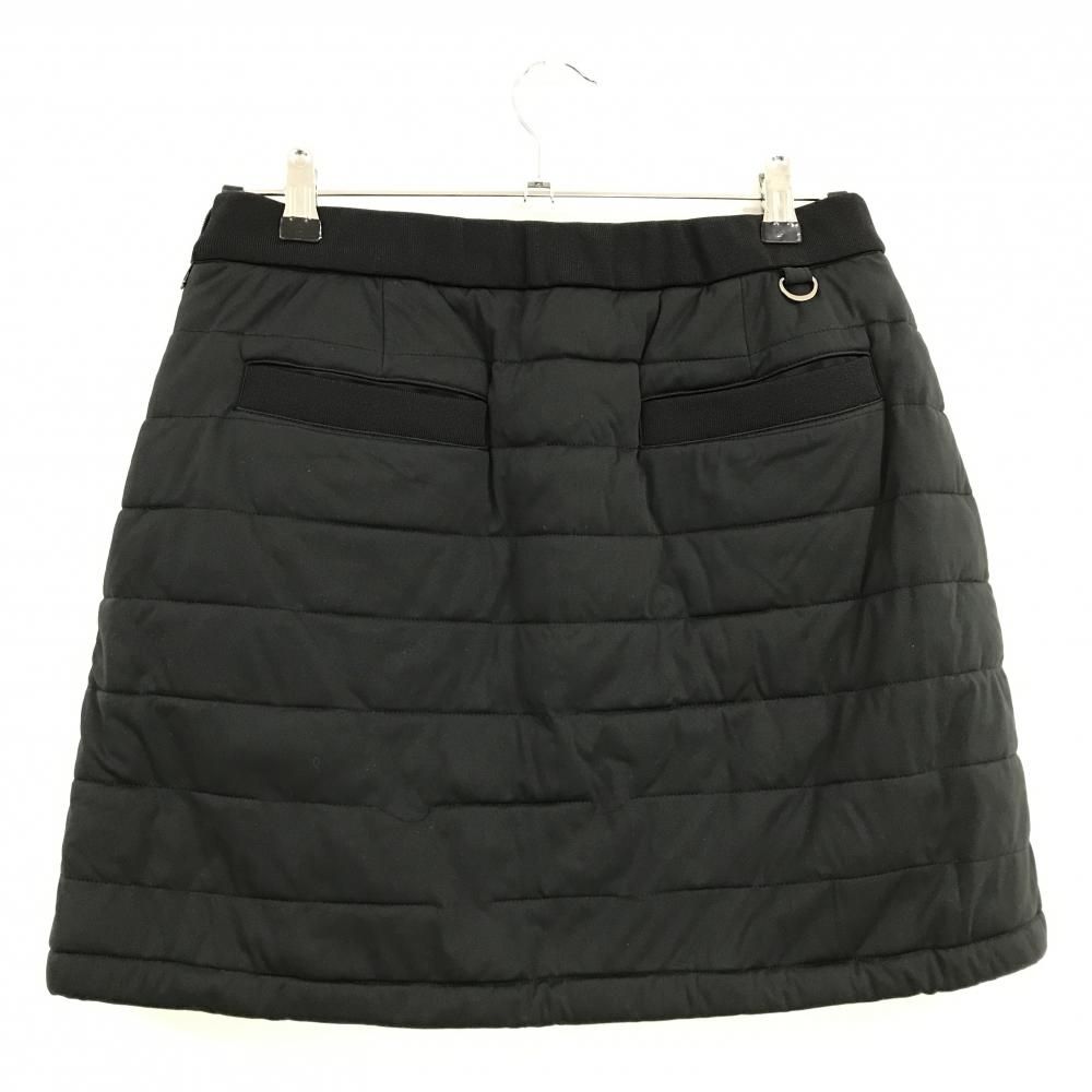 キャロウェイ レッドレーベル 中綿スカート 黒 ラインストーンロゴ