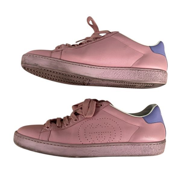 ○ グッチ GUCCI エース Ace インターロッキングG スニーカー 