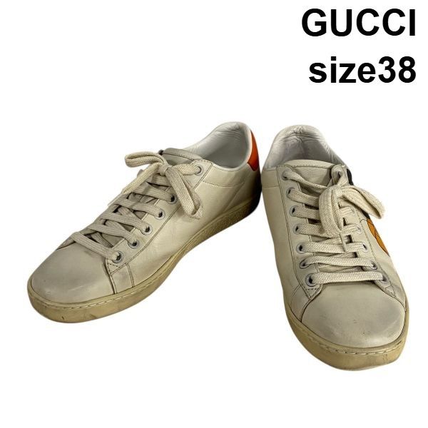 ○ グッチ GUCCI エース Ace スニーカー ディズニーコラボ ローカット