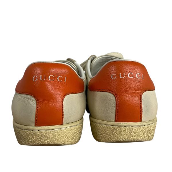 【新品未使用】GUCCI グッチ　スニーカー　オレンジ/ベージュ　15cm ○ グッチ GUCCI エース Ace スニーカー ディズニーコラボ ローカット
