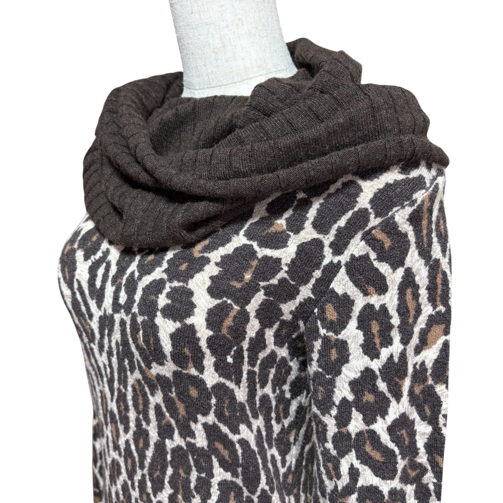 ANNA MOLINARI アンナモリナーリ レオパード柄 ヒョウ ニット セーター