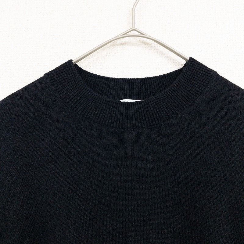パトゥ　patou ショートニット　クロップド　美品 PATOU パトゥ ニット クロップド ロゴ ショート丈 クルーネック ウール
