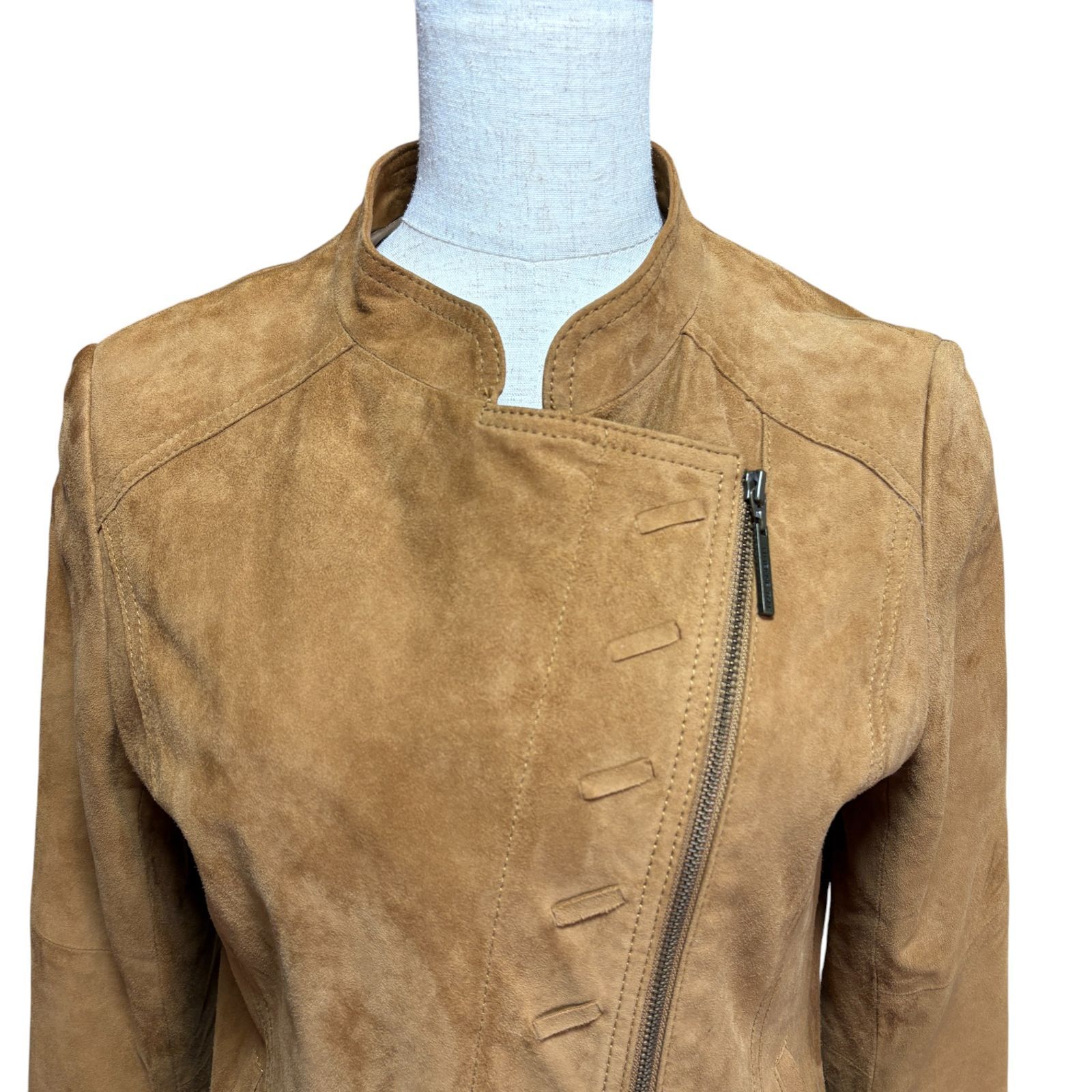 VIVIENNE TAM ヴィヴィアンタム スエード レザージャケット 茶