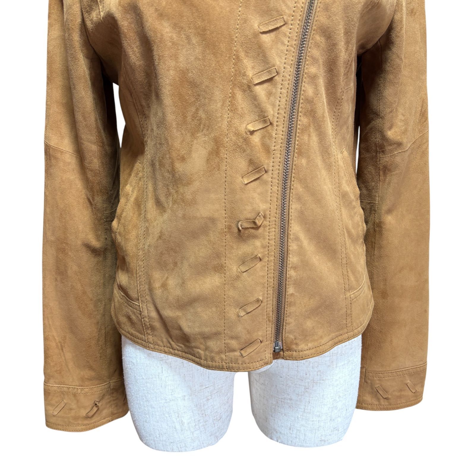 VIVIENNE TAM ヴィヴィアンタム スエード レザージャケット 茶