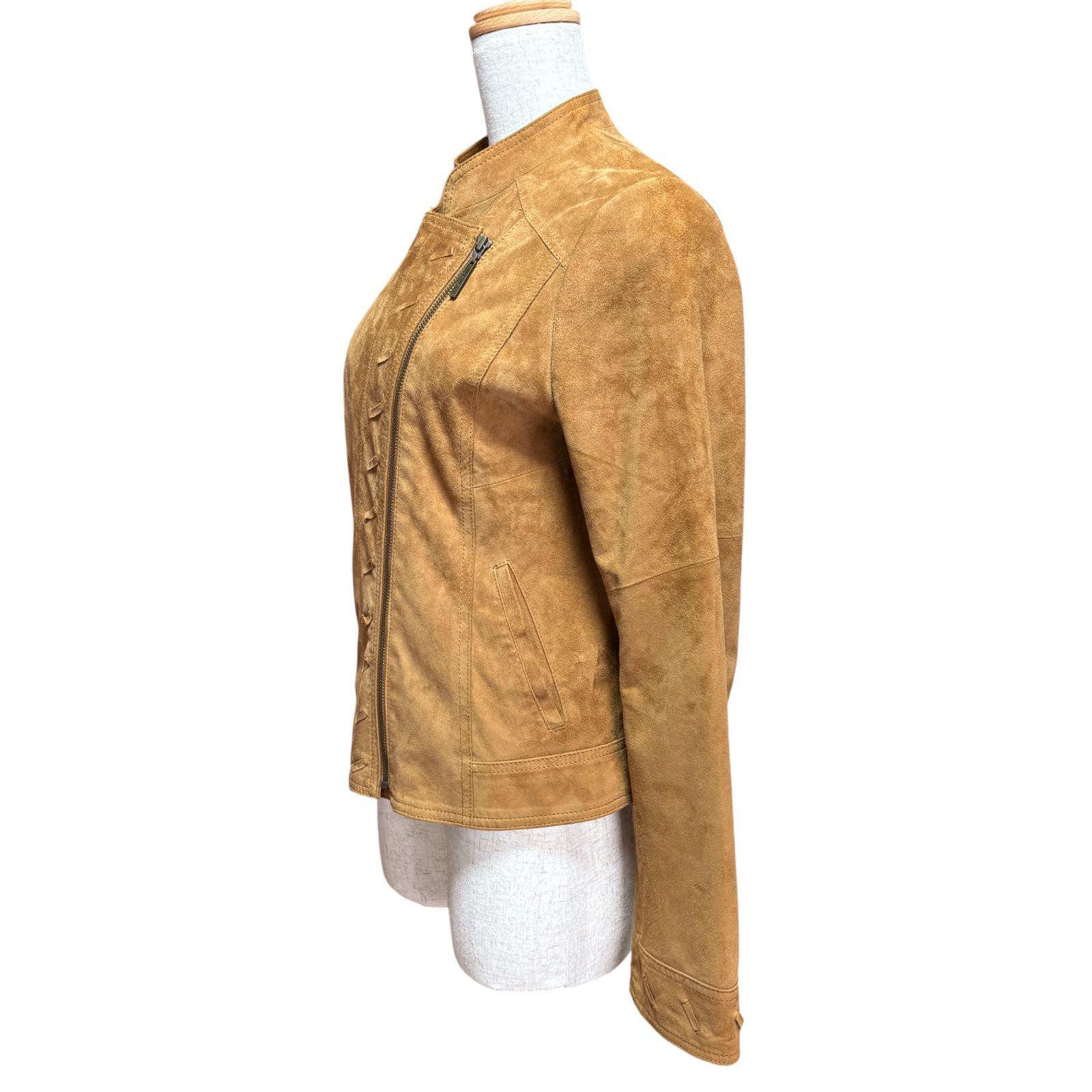 VIVIENNE TAM ヴィヴィアンタム スエード レザージャケット 茶