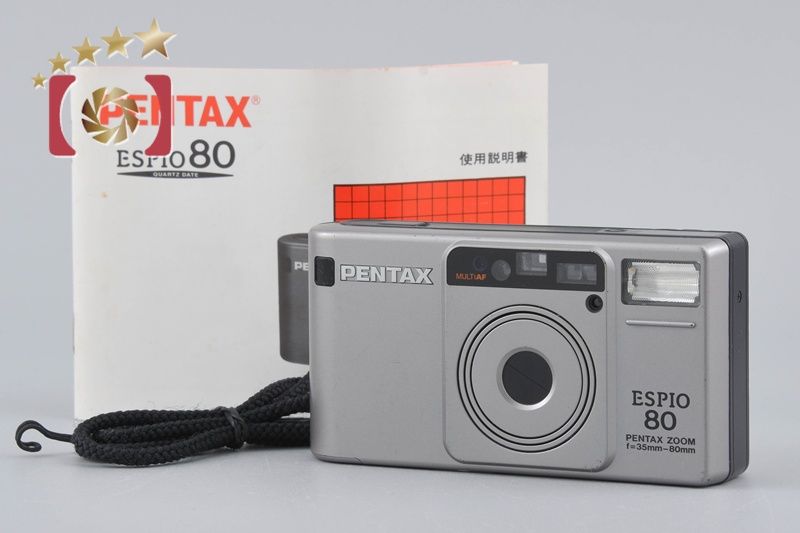 PENTAX（ペンタックス）のコンパクトフィルムカメラESPIO 80 PENTAX ペンタックス ESPIO 80 シルバー コンパクトフィルムカメラ