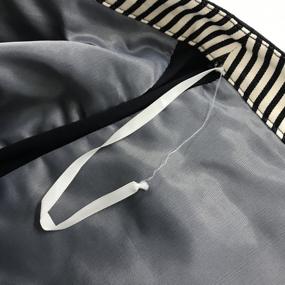 美品】ランバンスポール ダウンスカート 黒 キルティング ポケット口