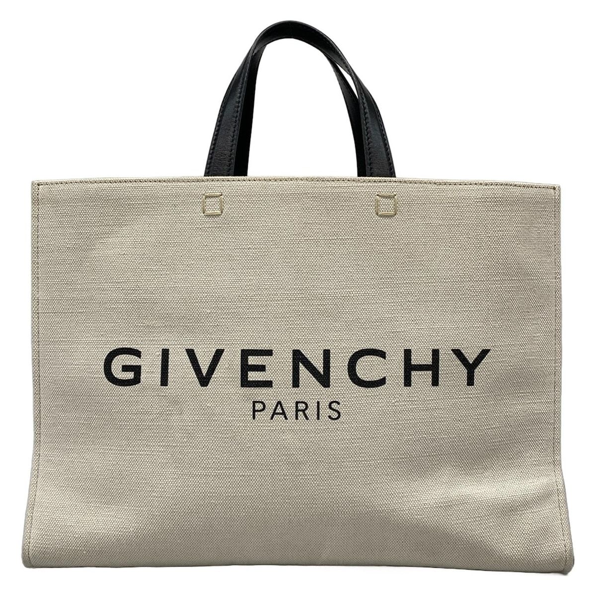 GIVENCHY(ジバンシー) トートバッグ Gトートミディアム アイボリー×黒