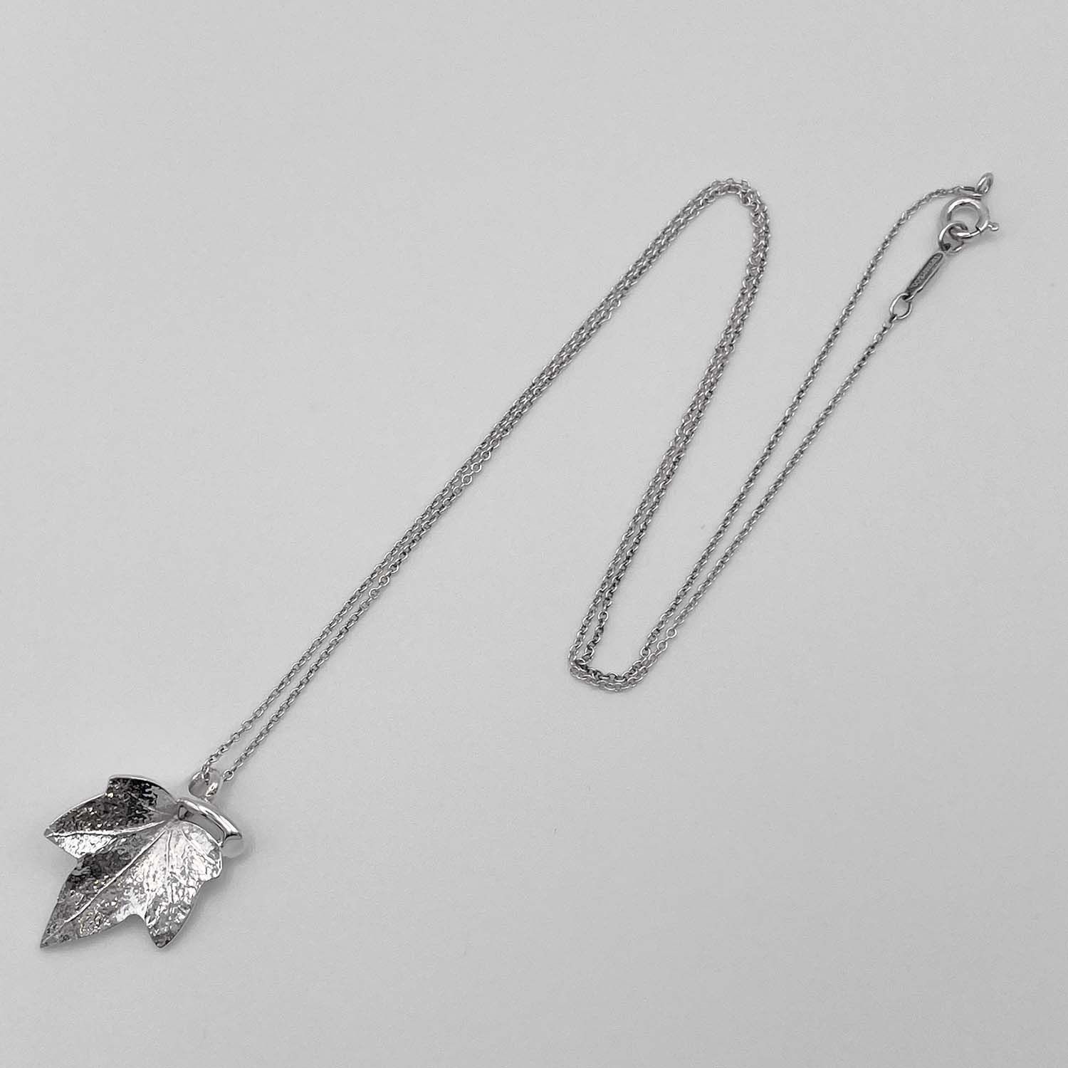 Tiffany&Co. ティファニー リーフ ネックレス ペンダント ヴィンテージ