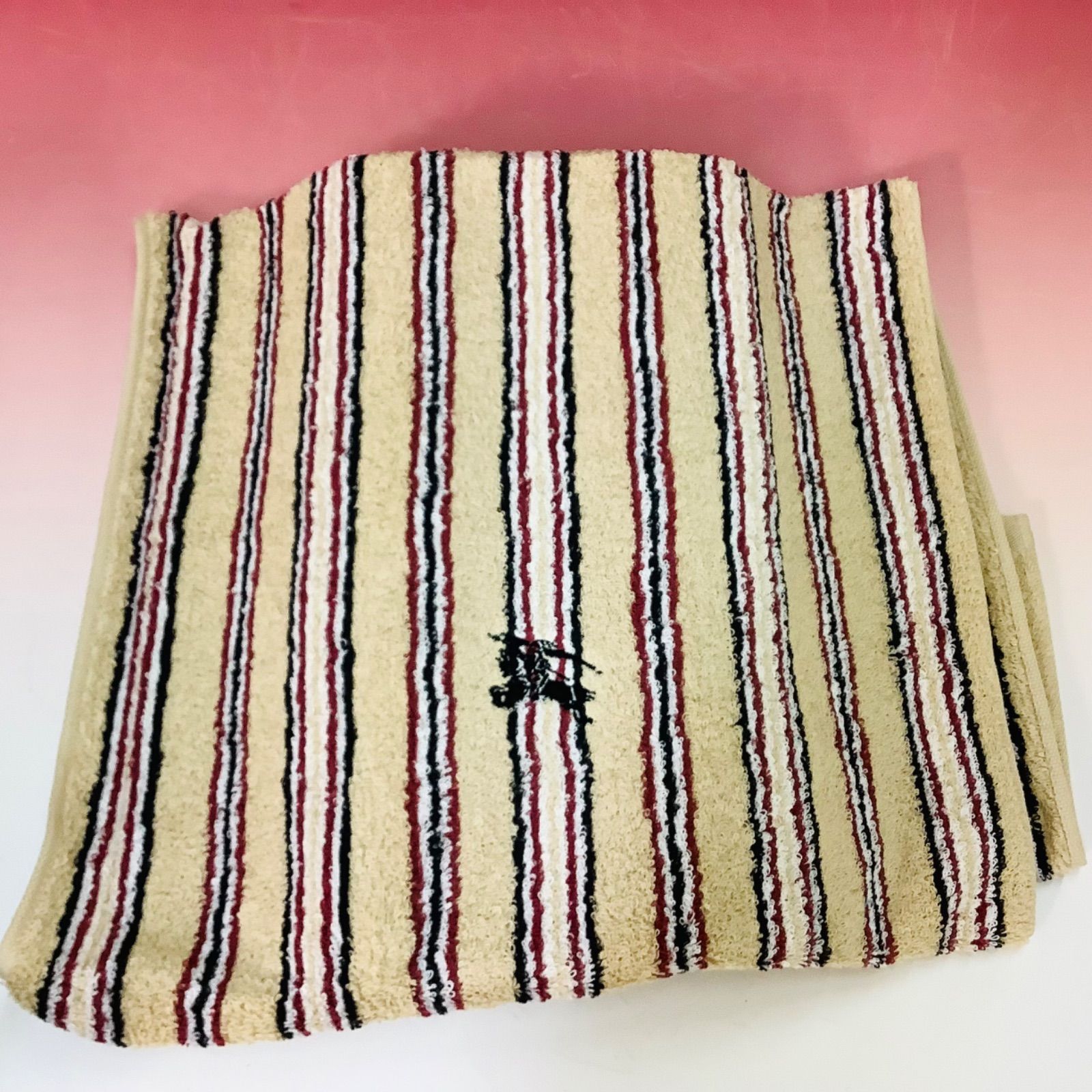 未使用品 BURBERRY タオルギフトセット バスタオル&フェイスタオル 箱