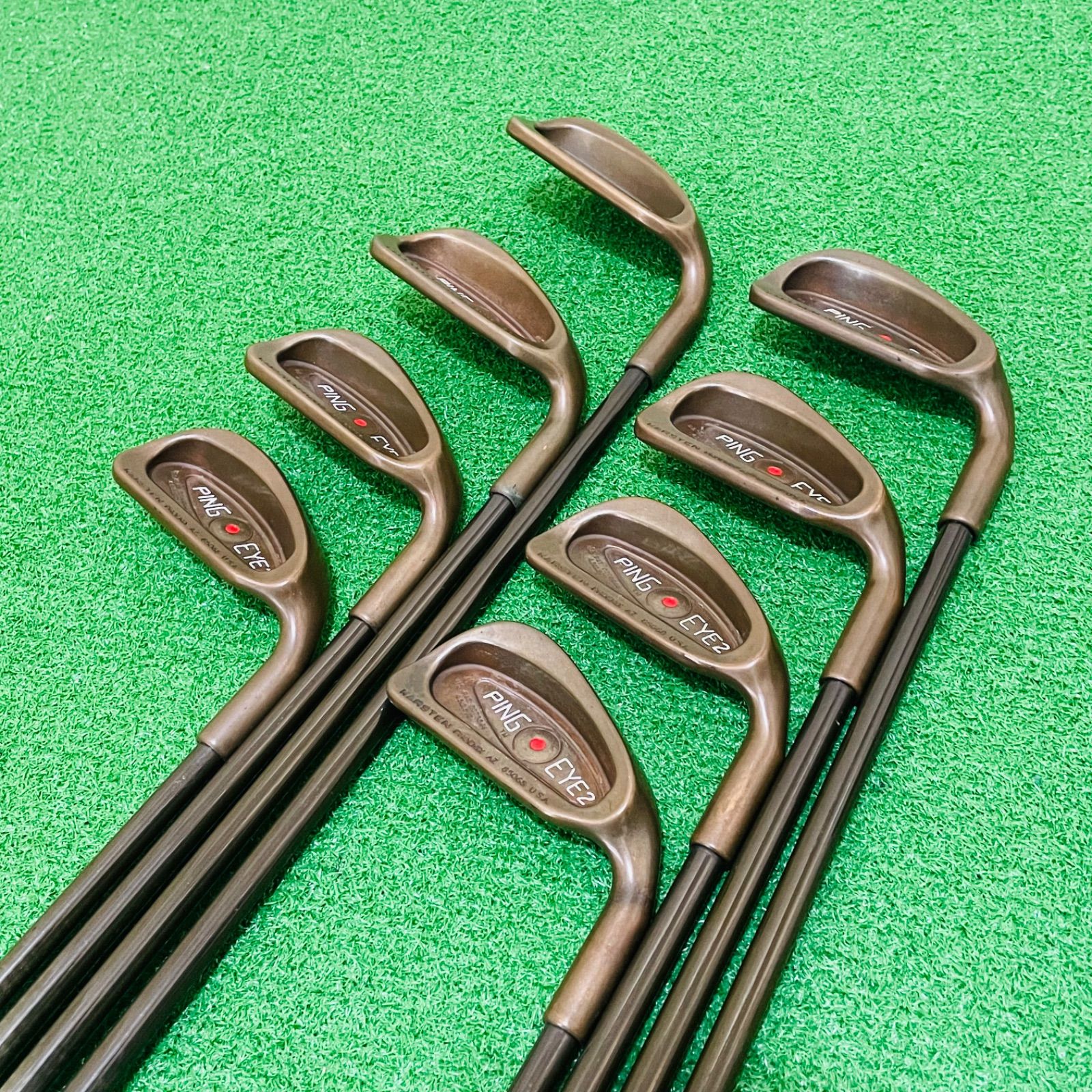 9590 PING EYE2 ピン ベリリウムカッパー 赤ドット アイアン8本セット