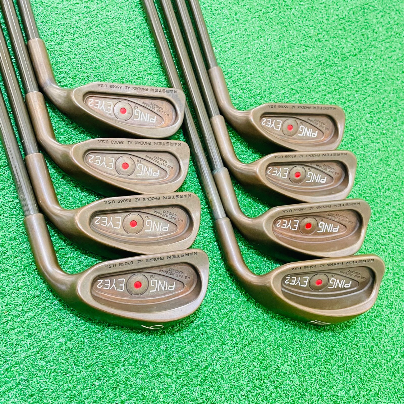 9590 PING EYE2 ピン ベリリウムカッパー 赤ドット アイアン8本セット