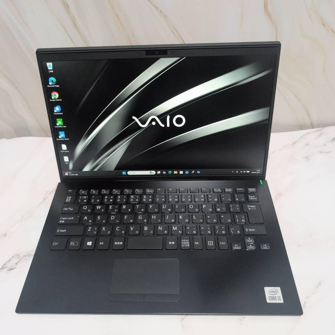 起動◎！VAIO 第10世代i3 セットアップ済 薄型軽量 ノートパソコン 動作確認済み！VAIO 第10世代i3 セットアップ済 薄型軽量 ノート