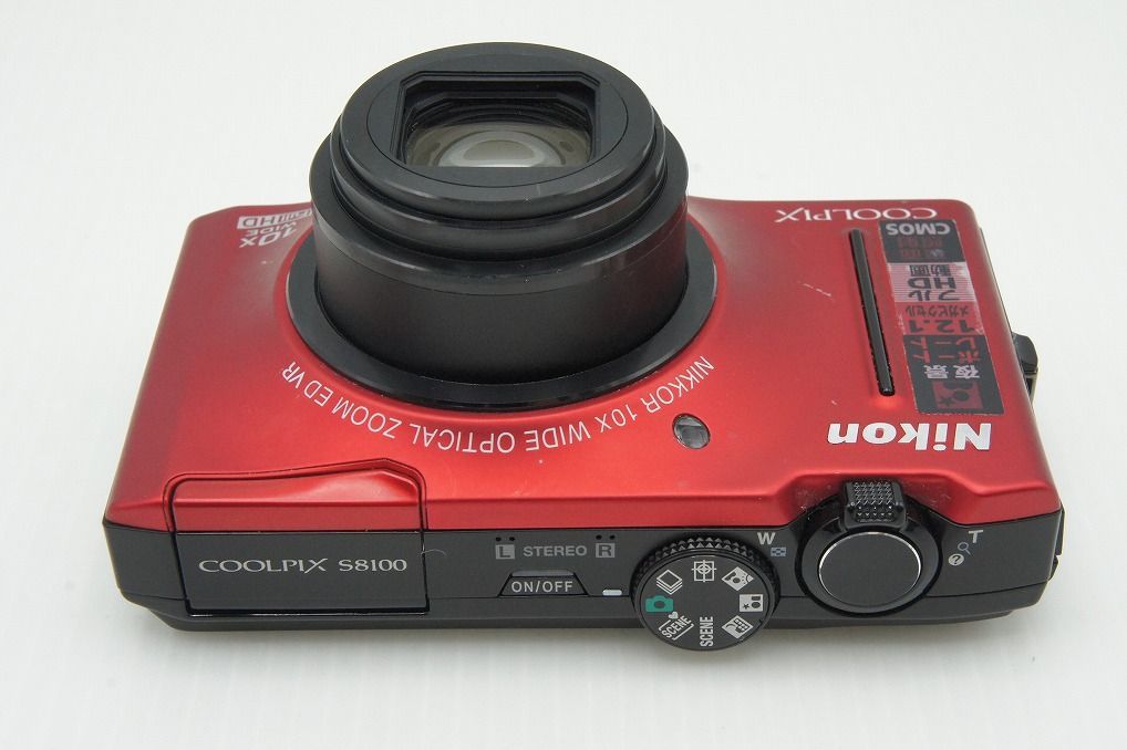 良品 Nikon ニコン COOLPIX S8100 コンパクトデジタルカメラ レッド