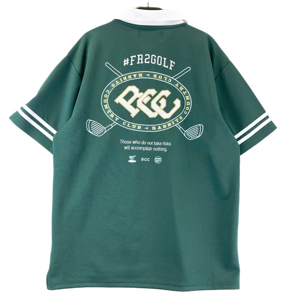 サイズ：L FR2 GOLF エフアールツーゴルフ ロゴ刺繍入り 半袖