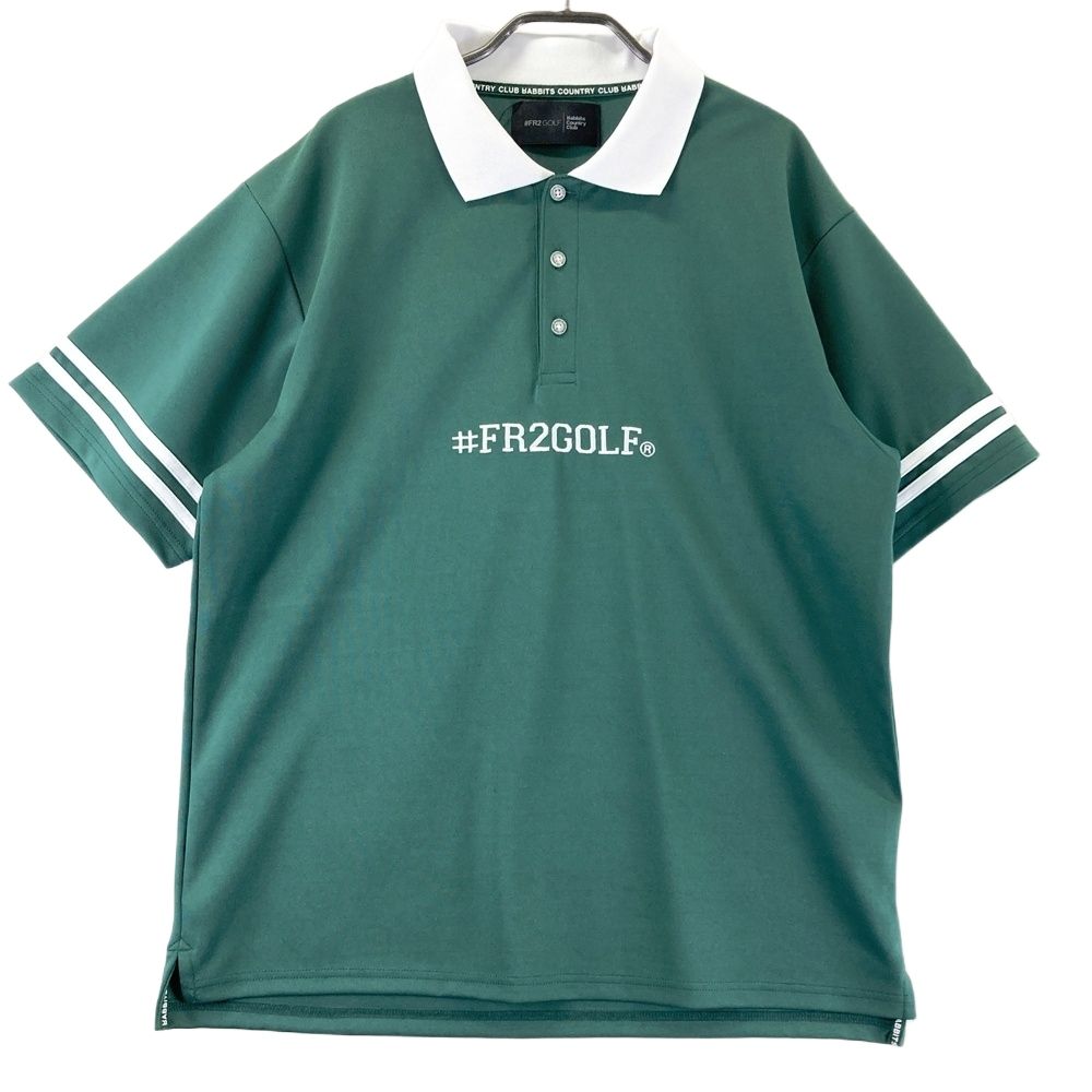 サイズ：L FR2 GOLF エフアールツーゴルフ ロゴ刺繍入り 半袖