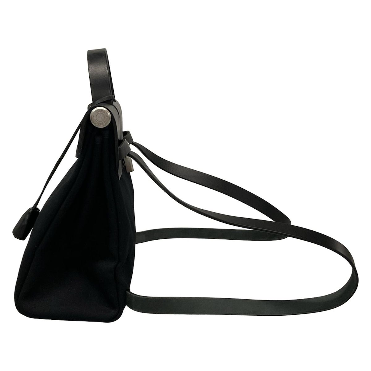 HERMES(エルメス) リュックサック美品 エールバッグアド 黒 シルバー