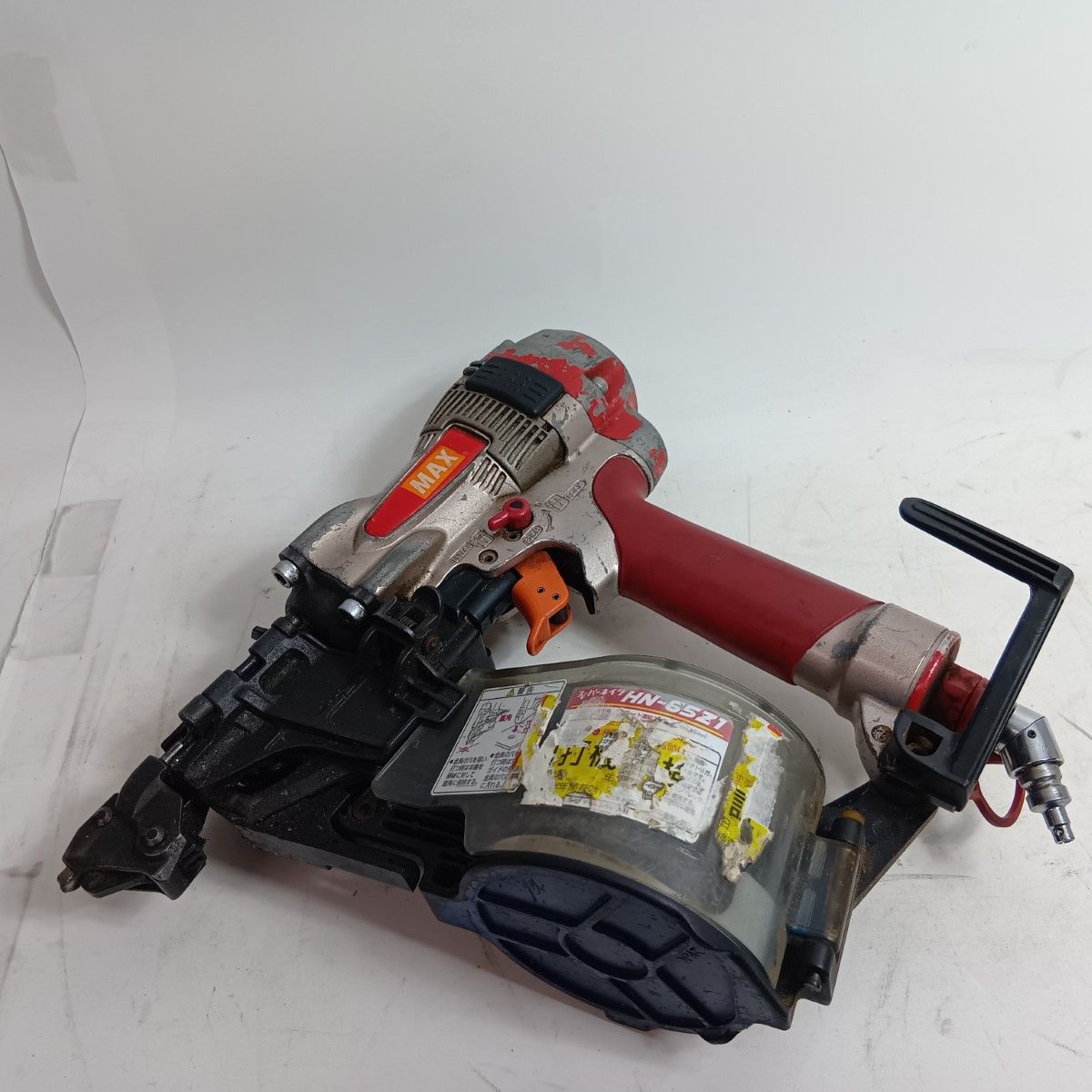 MAX マックス エア釘打ち HN-65Z1 レッド 程度C 本体のみ 高圧 65mm 13426279F キズ・ハガレ有 MAX マックス エア釘打ち HN-65Z1 レッド 程度C 本体のみ 高圧 65mm