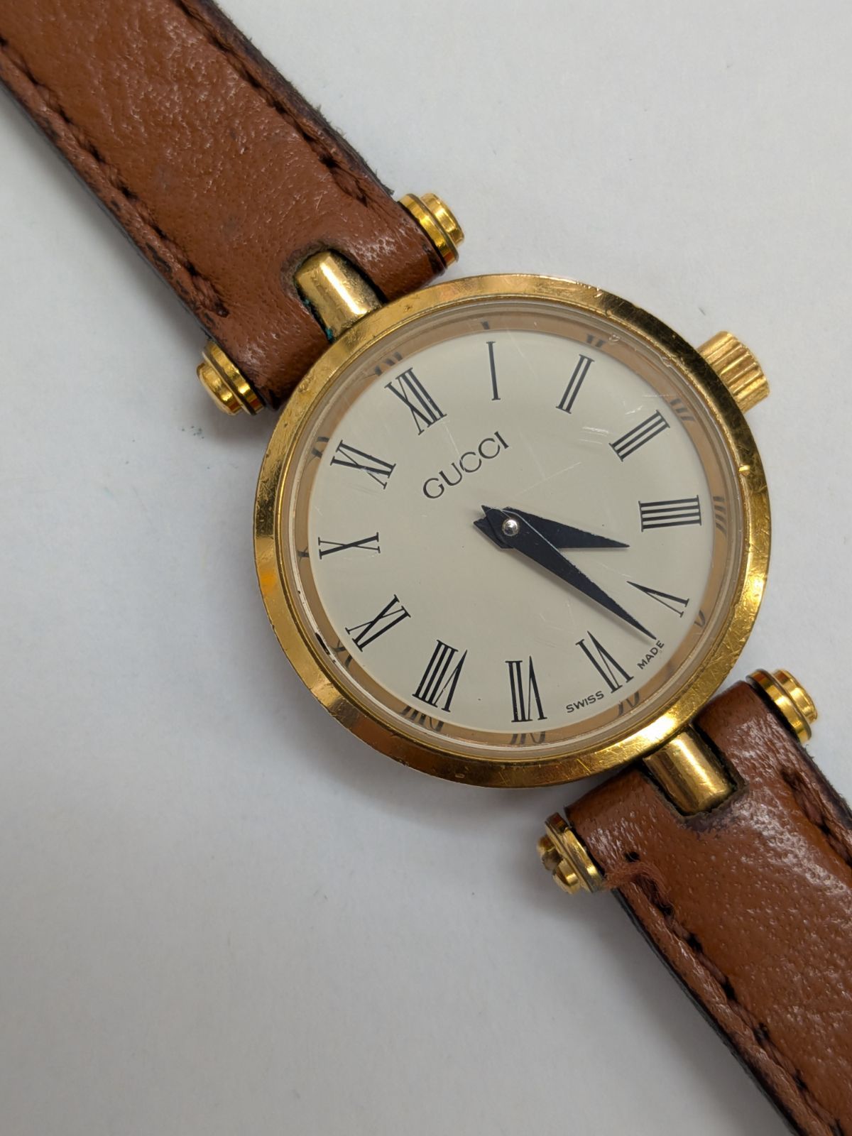 真贋済】GUCCI オールドグッチ シェリーライン 腕時計 箱付き 不動品