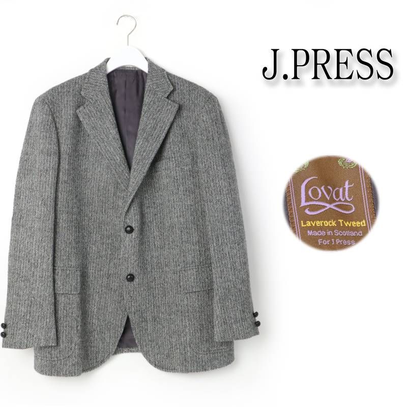 新品 J.PRESS ジェイプレス Jプレス 【定番】LOVAT LAVEROCK TWEED