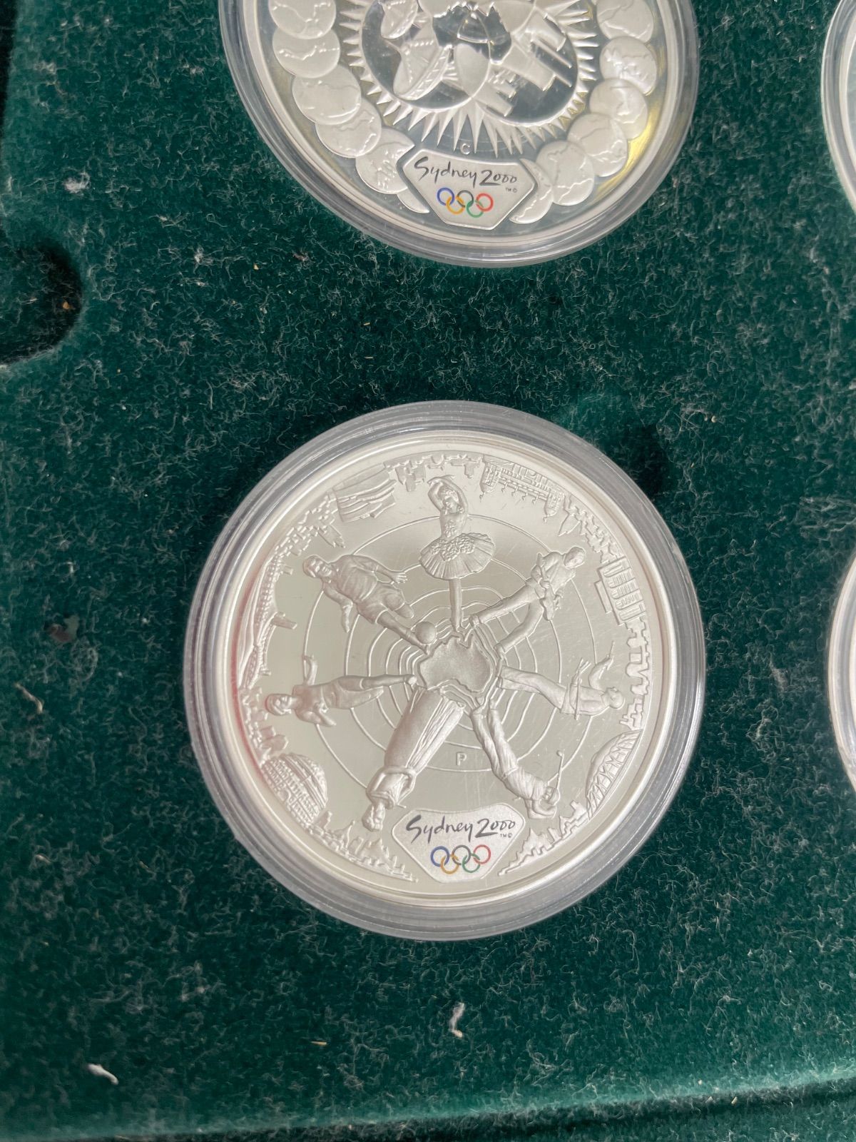 2000年シドニーオリンピック公式記念コイン 5ドル銀貨4枚セット