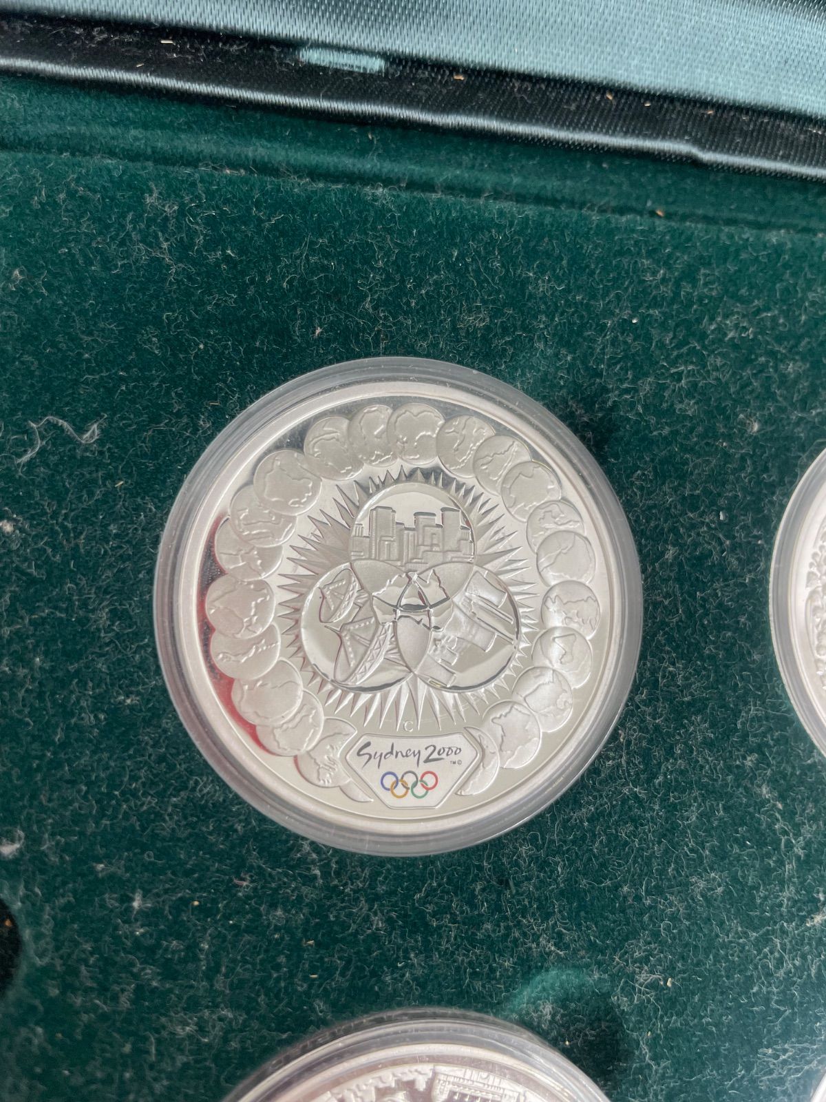 2000年シドニーオリンピック公式記念コイン 5ドル銀貨4枚セット