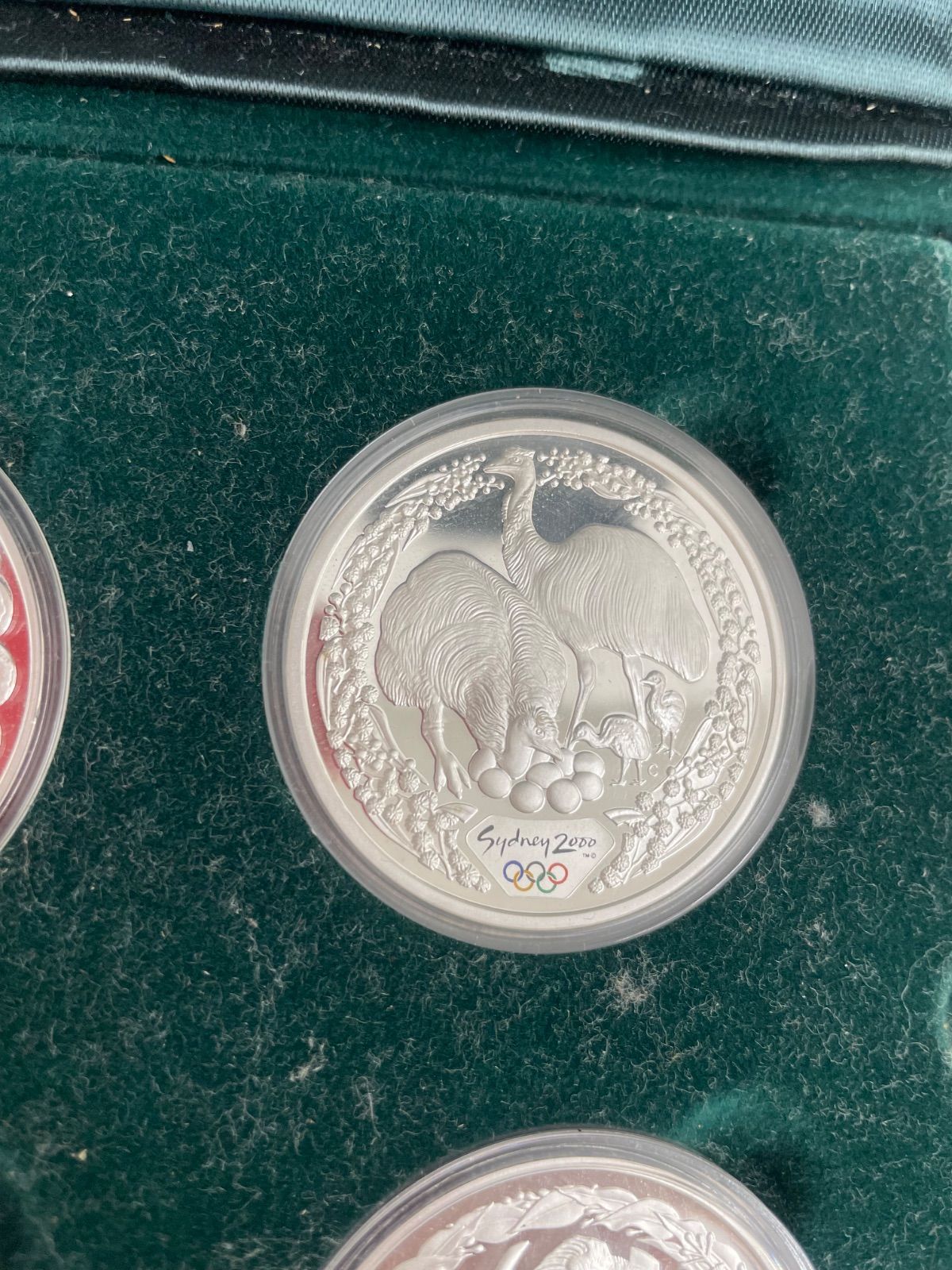 2000年シドニーオリンピック公式記念コイン 5ドル銀貨4枚セット