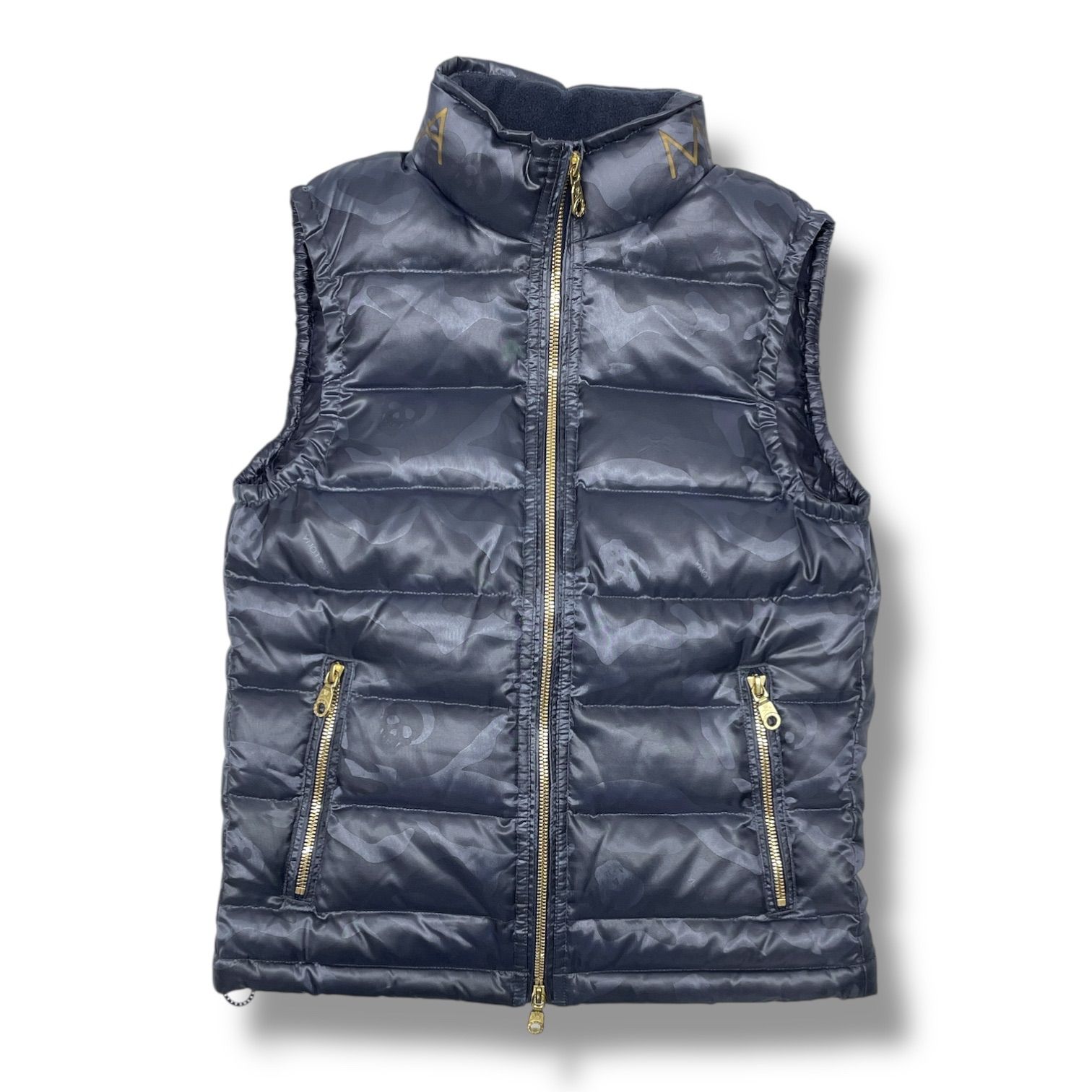 マークアンドロナ ベスト ダウン 中綿 迷彩 フード ナイロン ノースリーブ MARK&LONA マークアンドロナ ダウンベスト ゴルフウェア アウター 迷彩