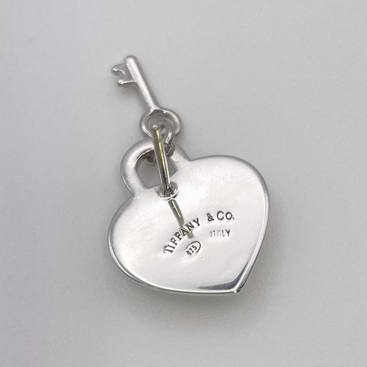 Tiffany&Co. ティファニー ピアス ハートロック キー SV925 新品仕上済
