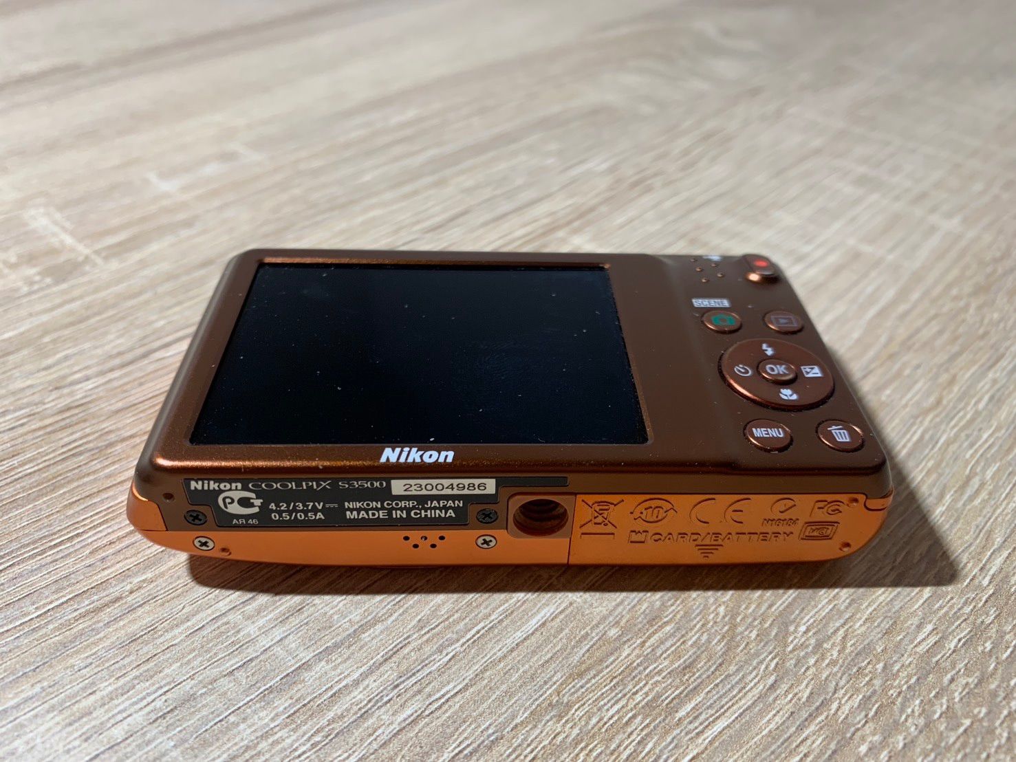 7906 Nikon COOLPIX S3500 オレンジ デジカメ - メルカリ