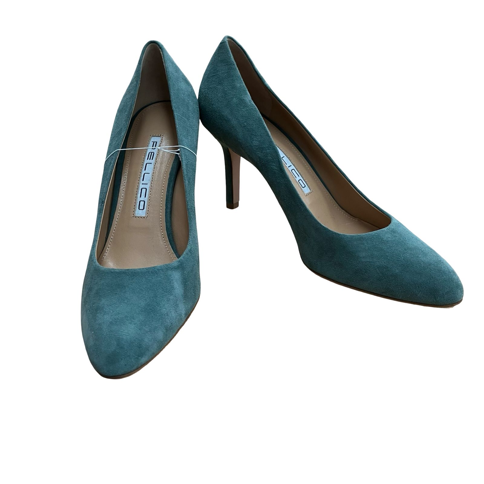 MN4 PELLICO ペリーコパンプス 38(24.0)サイズ グリーン スウェード