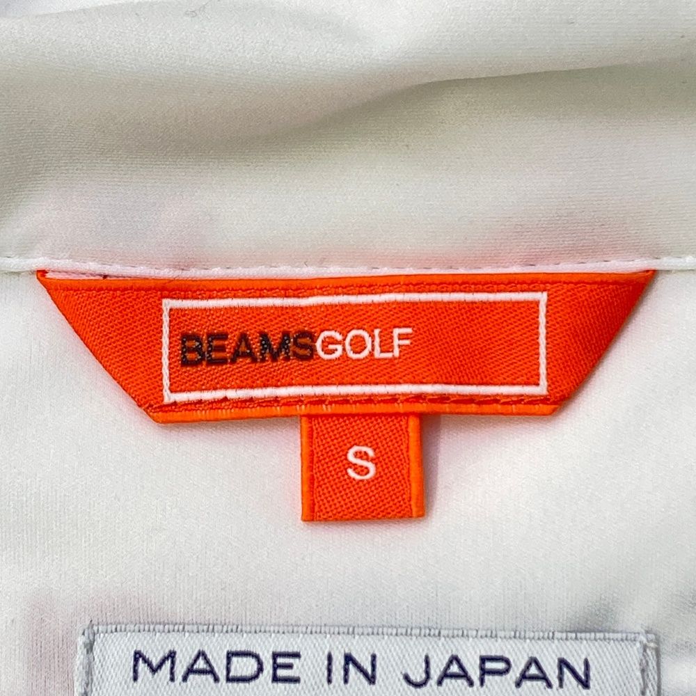 サイズ：S BEAMS GOLF ビームスゴルフ 長袖 ジップジャケット ホワイト