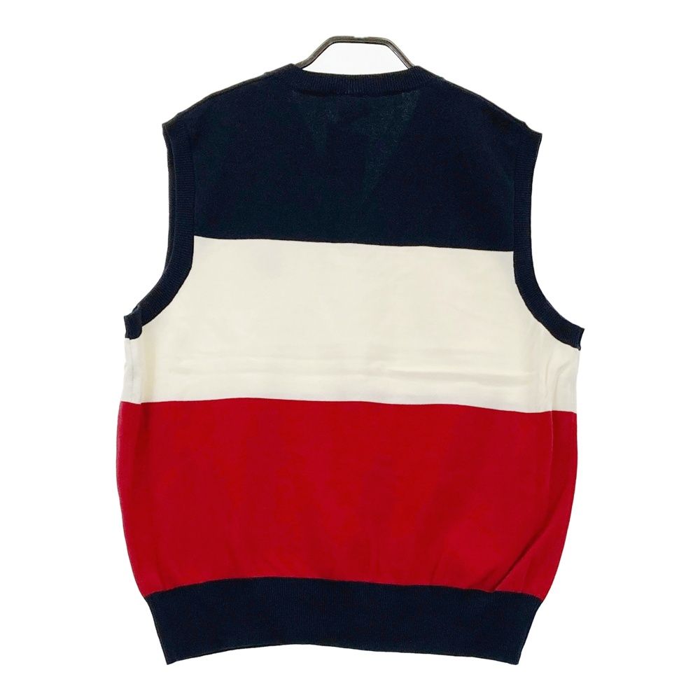 サイズ：7 MUTA MARINE ムータマリン Vネック ニットベスト ネイビー系