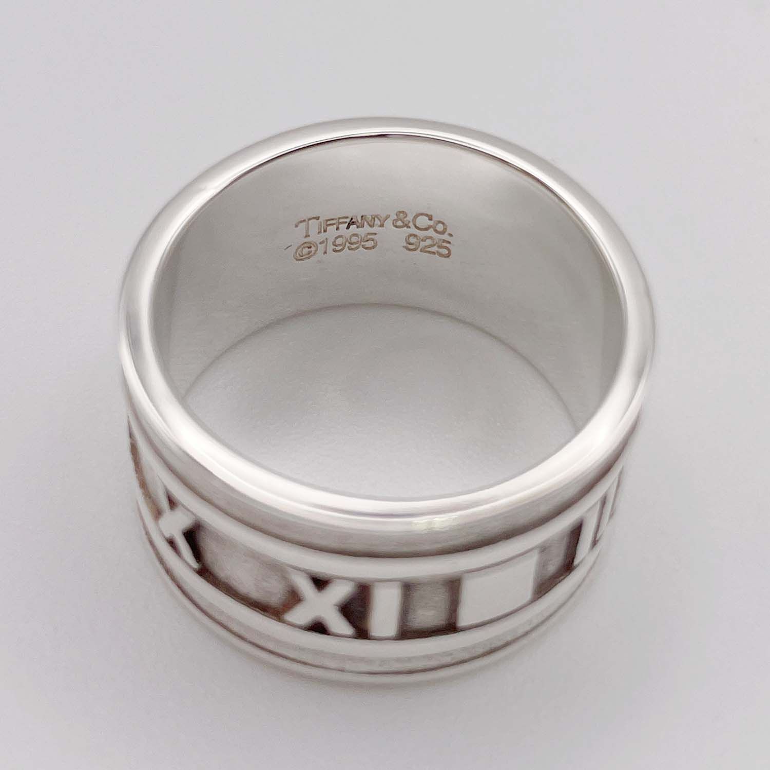 Tiffany&Co. ティファニー 14号 アトラス ワイド リング 指輪 SV925