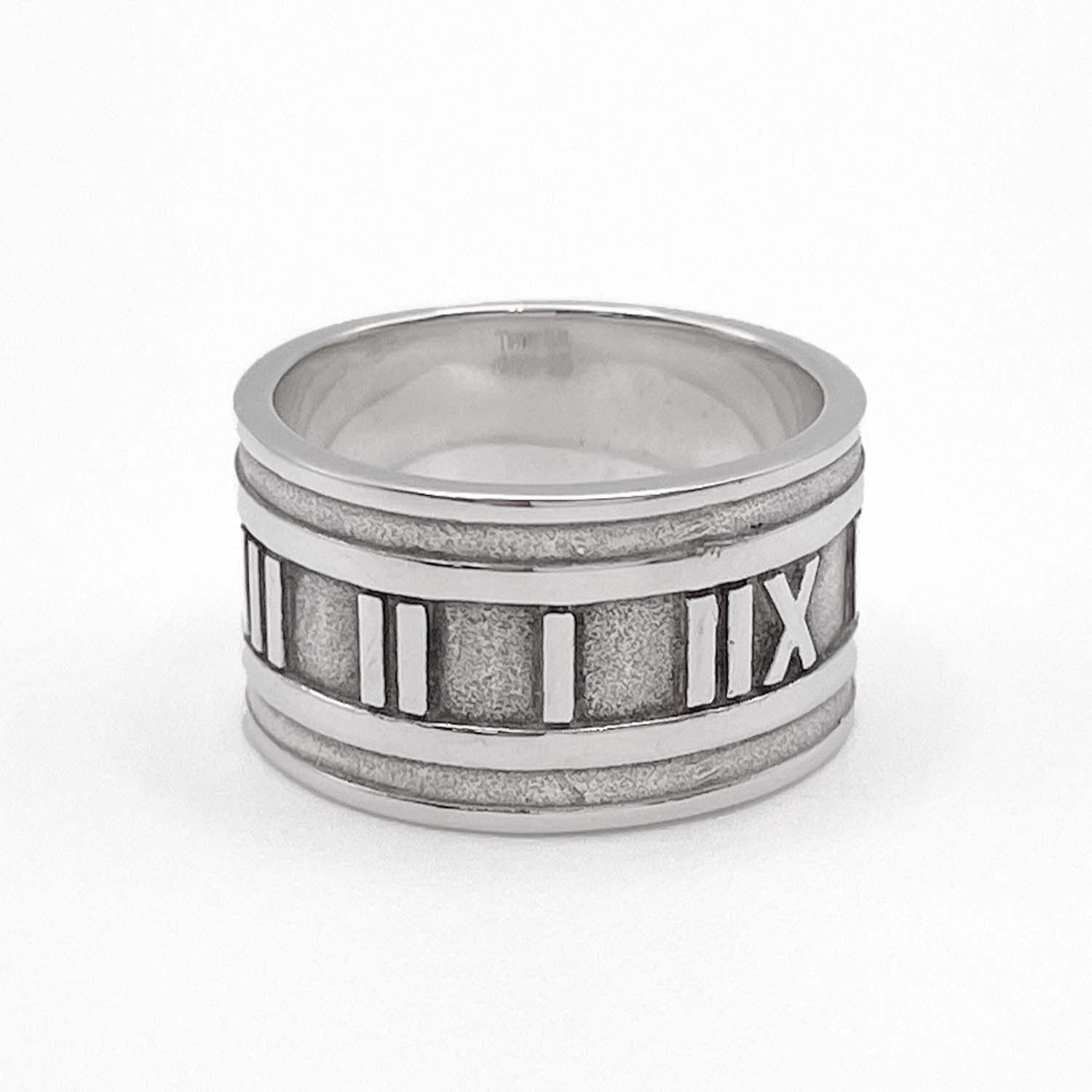 Tiffany&Co. ティファニー 14号 アトラス ワイド リング 指輪 SV925