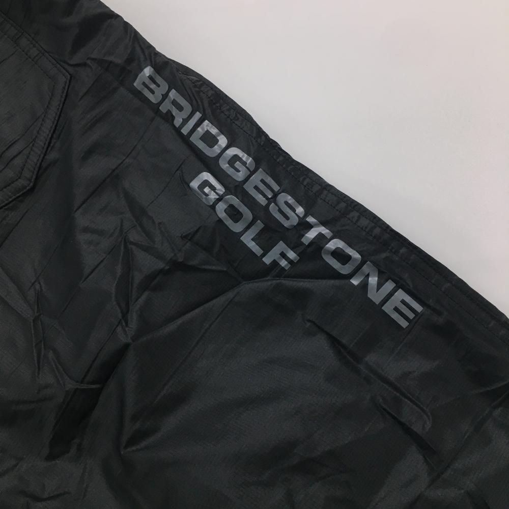 ブリヂストン 中綿パンツ 黒 ロゴプリント メンズ L ゴルフウェア