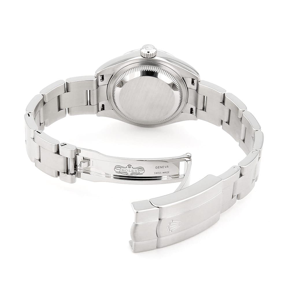 ROLEX ロレックス/オイスター・パーペチュアル28・ネイビー/ランダム番/276200/70W*****/SAランク/85【中古】 ロレックス オイスターパーペチュアル28 276200 ブルー ランダム番