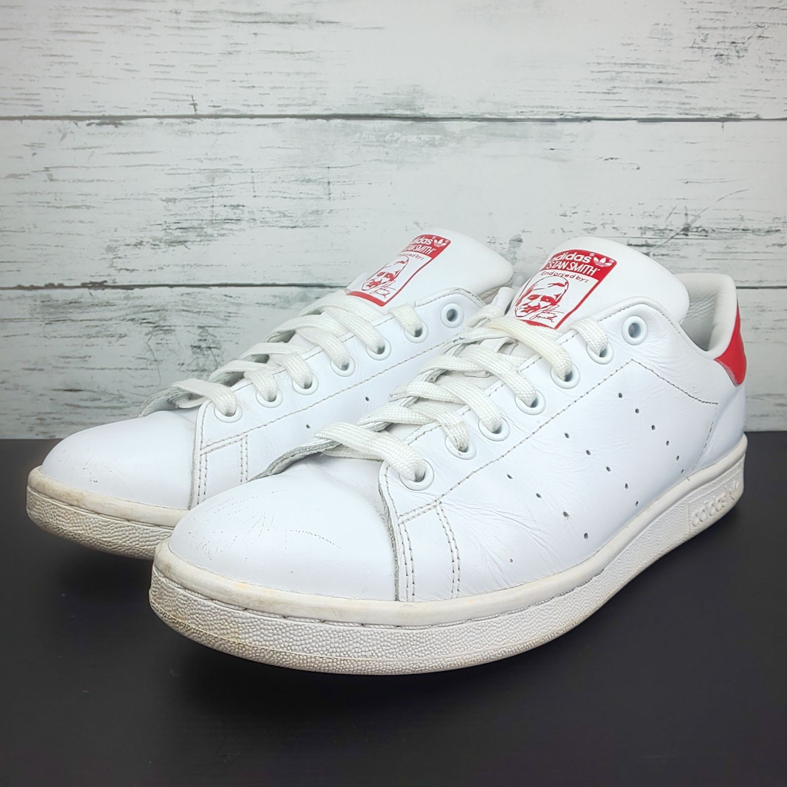 ADIDAS STAN SMITH アディダス スタンスミス ホワイト レッド 白 赤