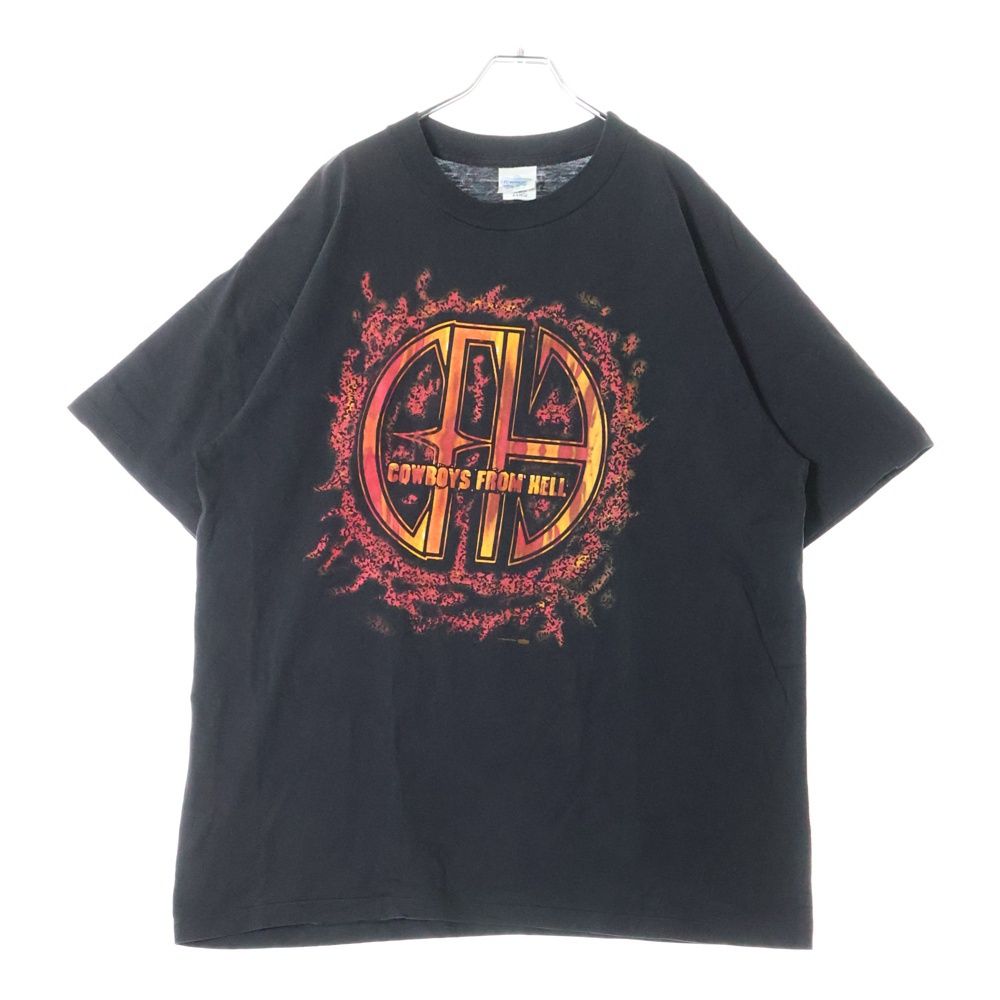 VINTAGE (ヴィンテージ) 90s PANTERA COWBOYS FROM HELL 1995 パンテラ 半袖Tシャツ カットソー ブラック
