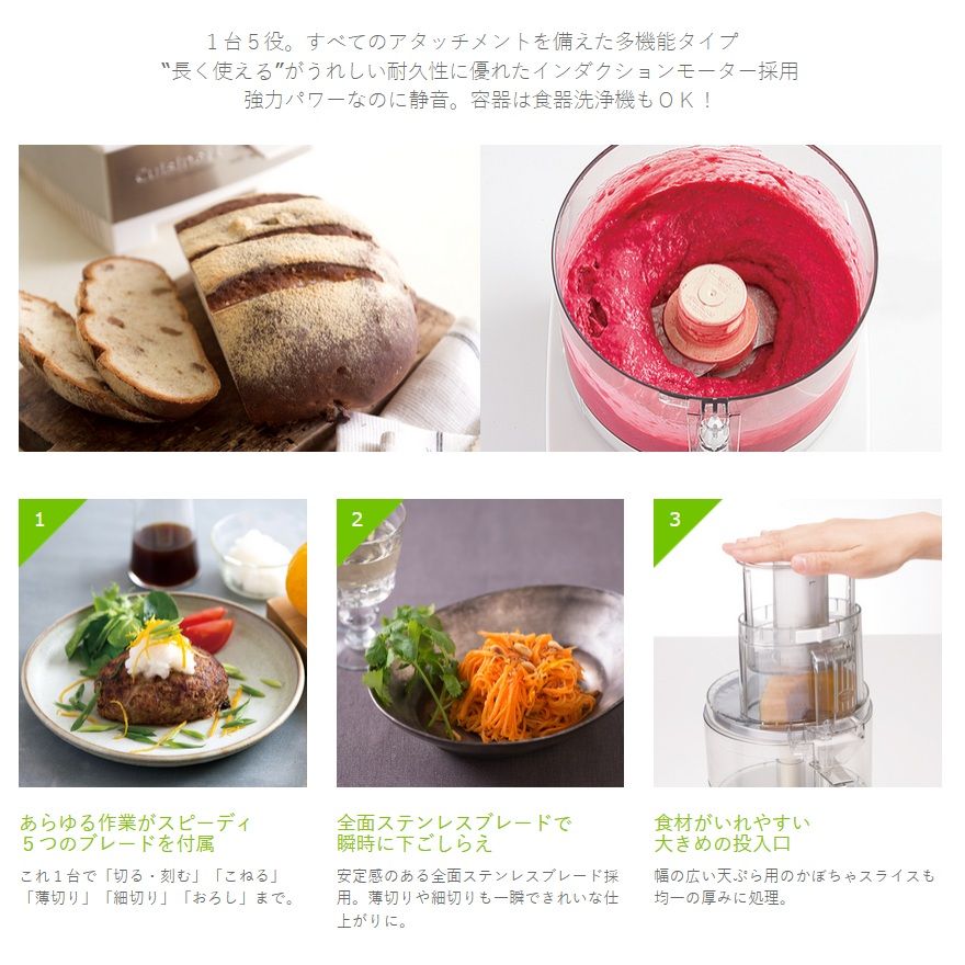 新品 クイジナート DLC-191J フードプロセッサー 1.9L 3～4人分向き 1