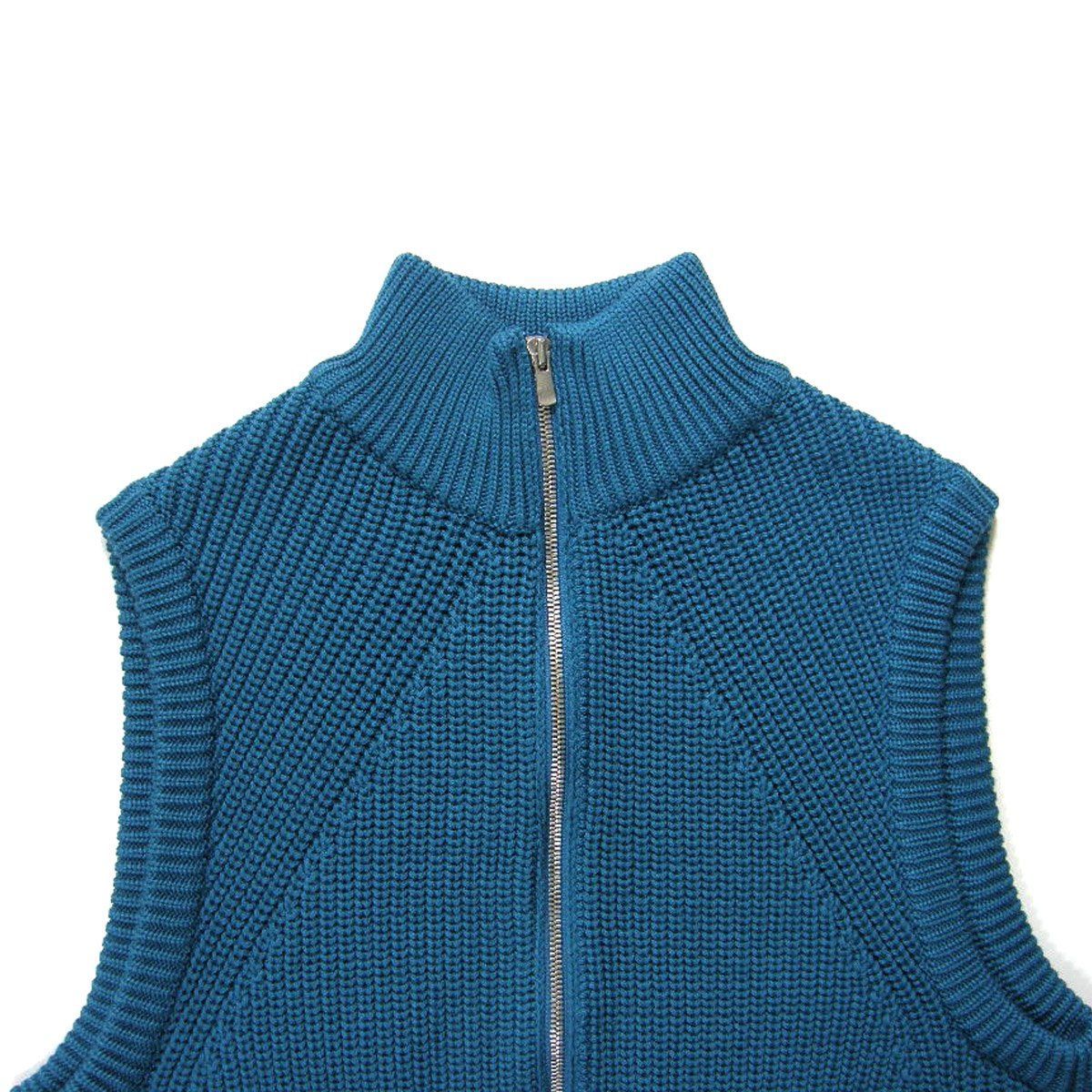 新品　BATONER ストライプニットベスト CAMBIO（カンビオ） ベスト ジレ mcg3414- レジメンストライプニット