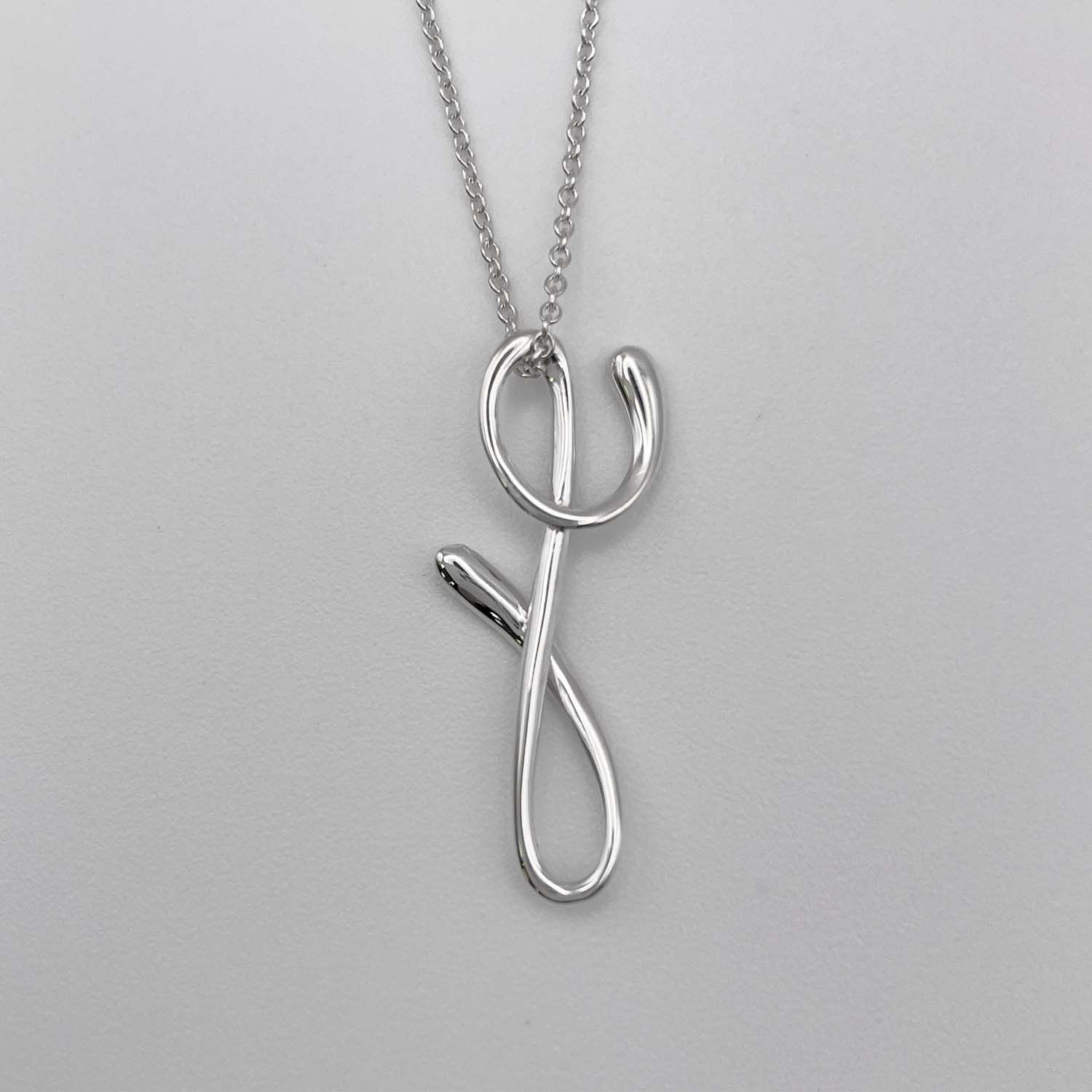 Tiffany&Co. ティファニー レターY イニシャル ネックレス SV925 新品