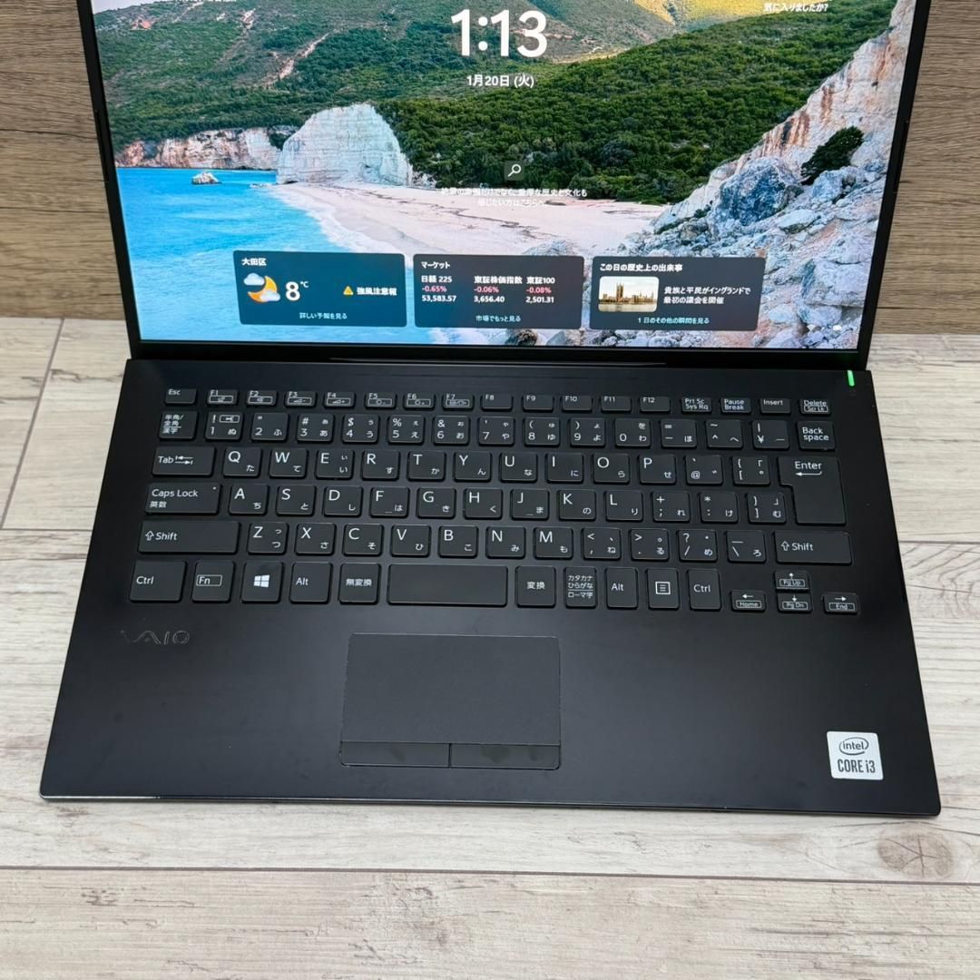 VAIO VJPK13C11N Core i3 第10世代 128GB Office付き 即納 初心者にも