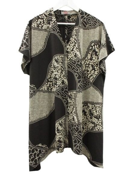シセンドウ 詩仙堂 HITOSHI TAMURA ちりめん 縮緬 チュニック ブラウス