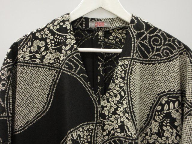 シセンドウ 詩仙堂 HITOSHI TAMURA ちりめん 縮緬 チュニック ブラウス