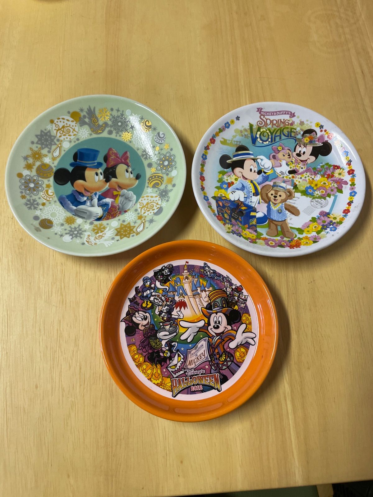 ミッキーマウス 皿 3枚セット - メルカリ