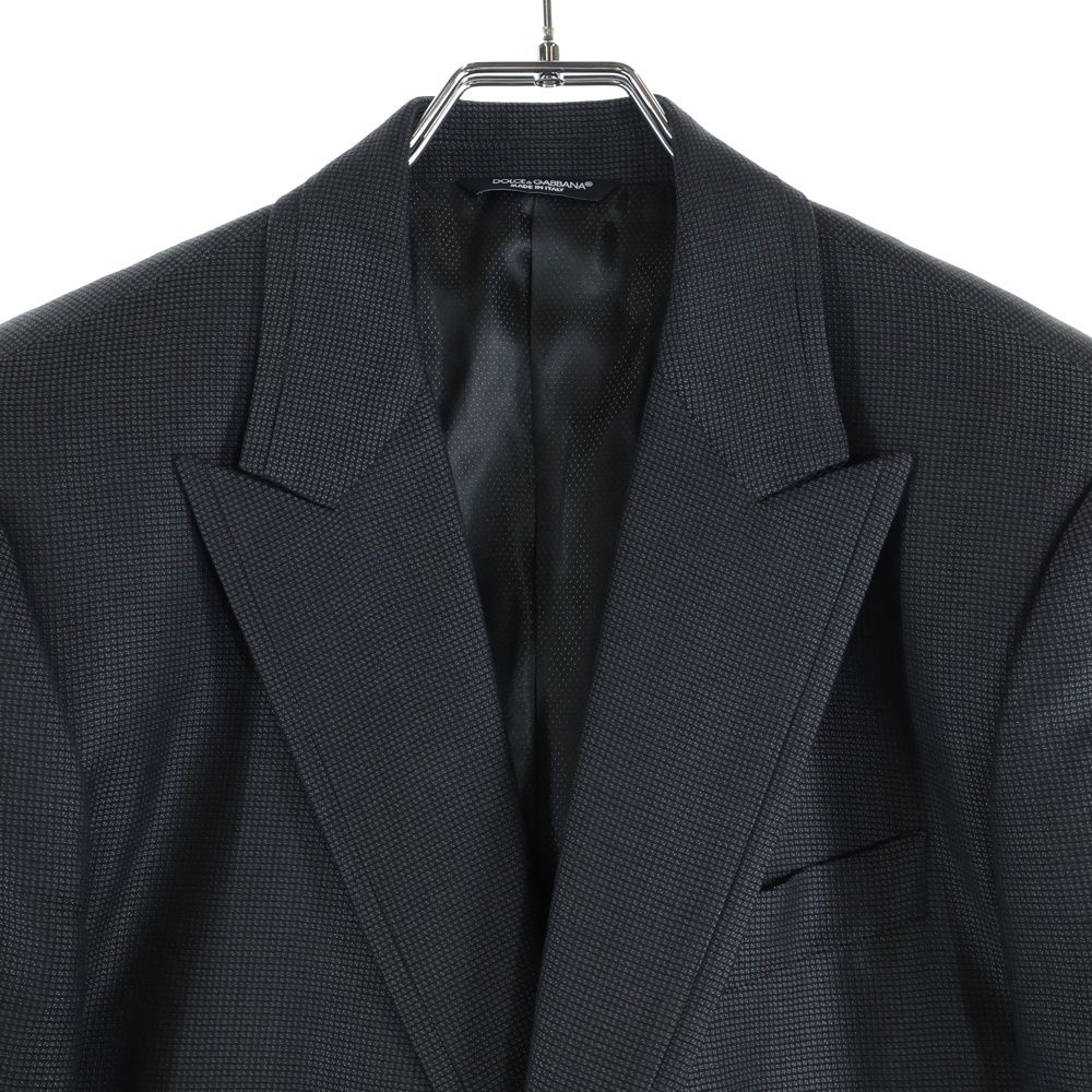 DOLCE & GABBANA (ドルチェアンドガッバーナ) シルク混 2B ウール