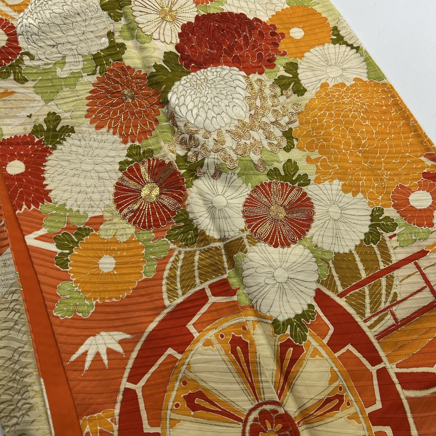 振袖 4枚 正絹 着物おまとめ売り同梱購入歓迎 リメイク用 着付け練習用